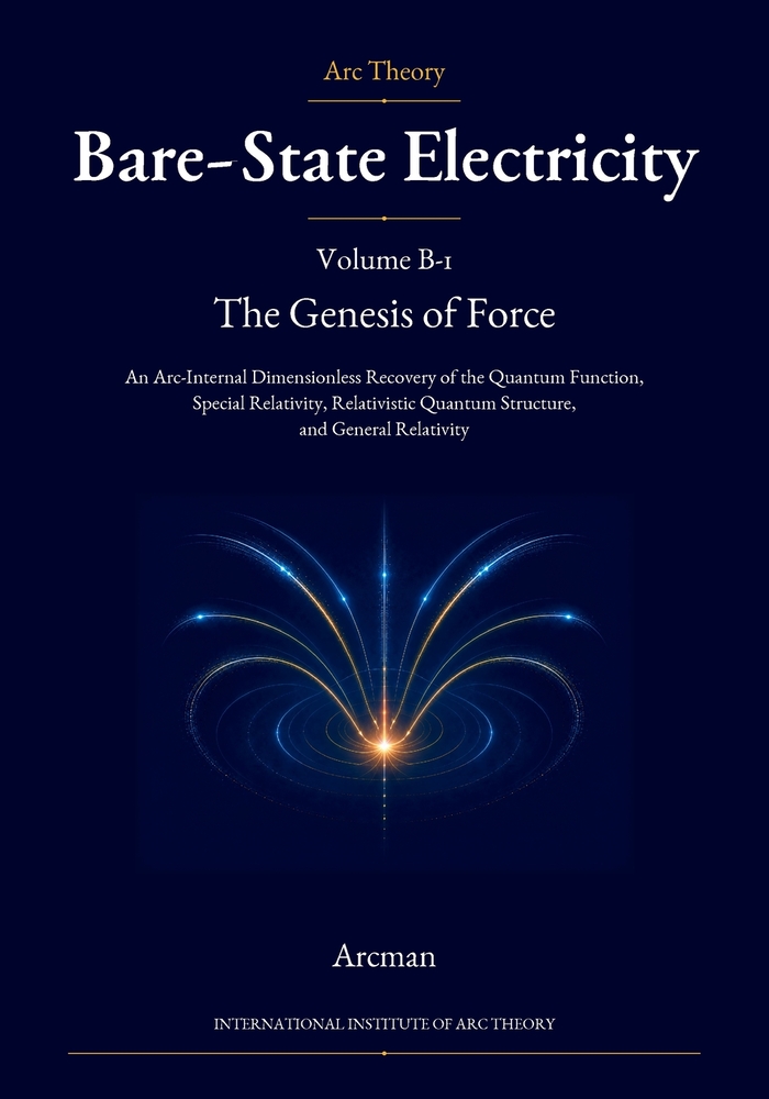 Bare-State Electricity: The Genesis of Force: An Arc-Internal Dimensionless Recovery of the Quantum Function, Special Relativity, Relativistic Quantum cover