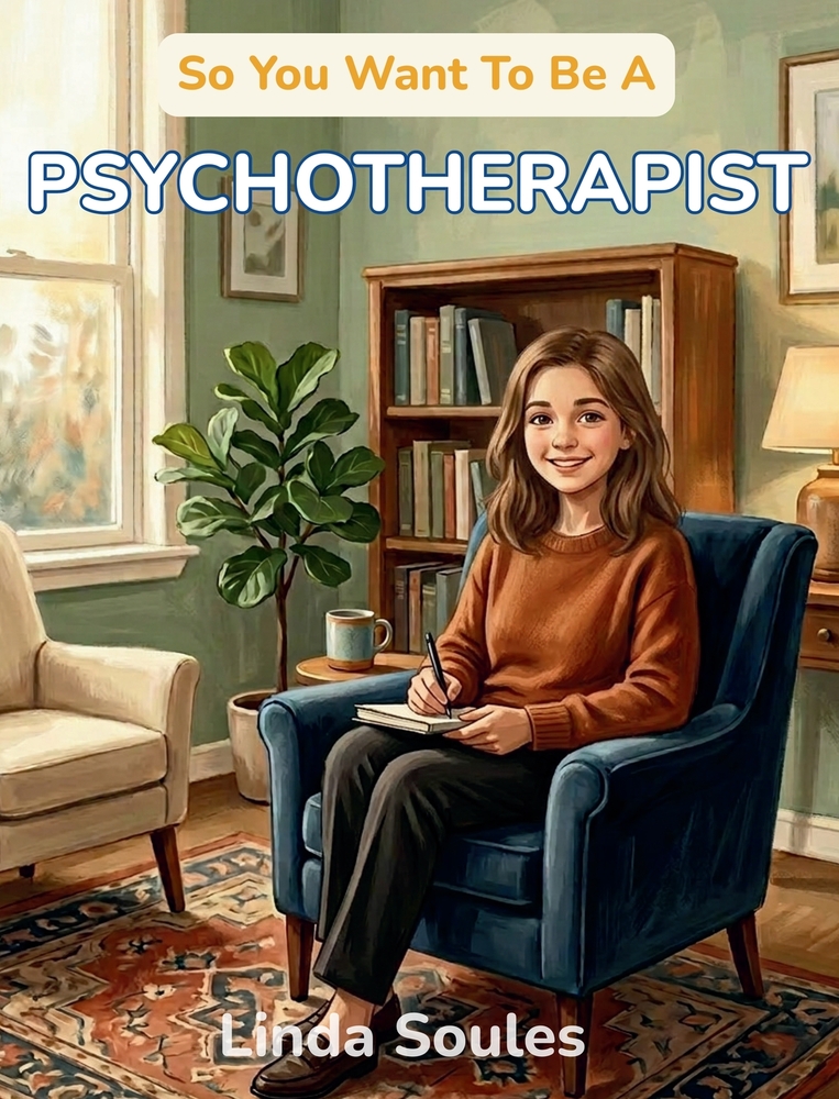 So You Want To Be A Psychotherapist: A Kids' Guide to Mental Health, Talk Therapy, Emotional Wellness, and the Caring Professionals Who Help People Un cover