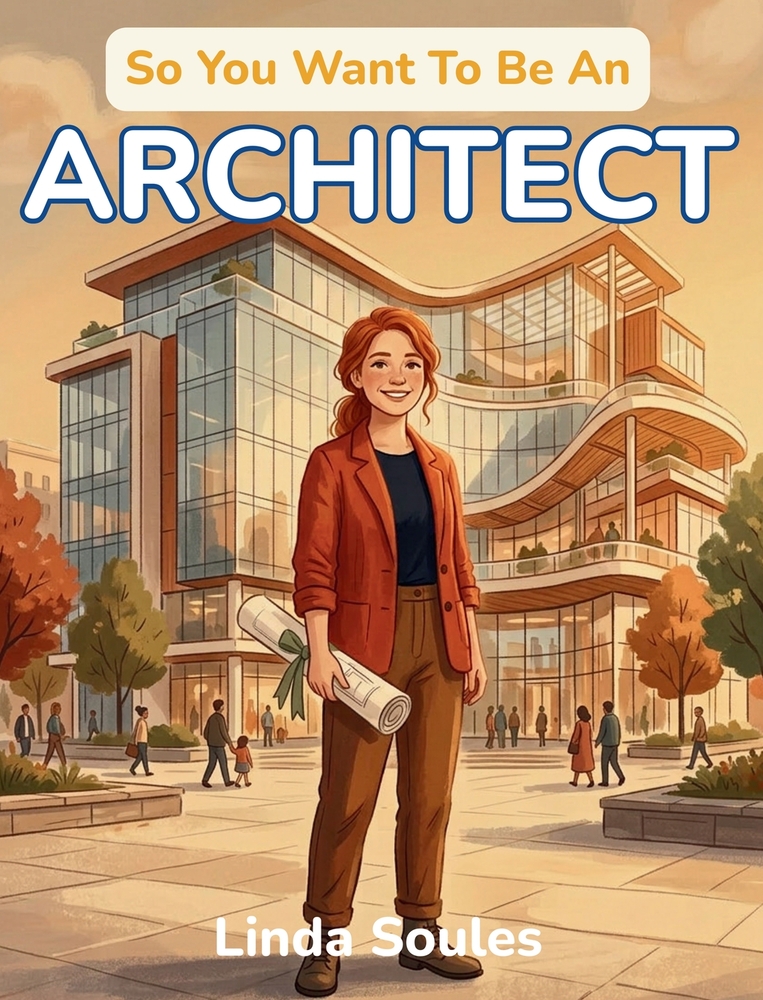 So You Want To Be An Architect: A Kids' Guide to Architecture, Building Design, Blueprints, and the Creative Thinkers Who Imagine and Shape the Spaces cover
