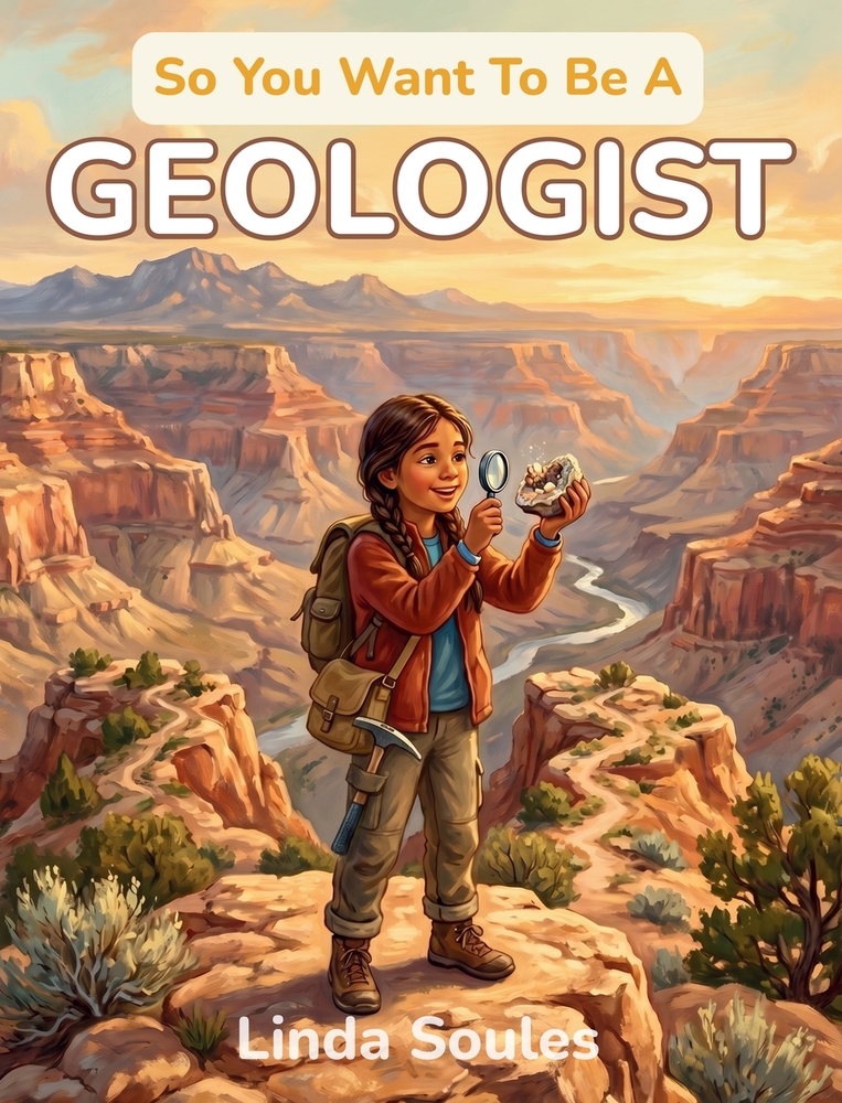 So You Want To Be A Geologist: A Kids' Guide to Geology, Rocks and Minerals, Earth Science, and the Curious Scientists Who Read the Stories Written in cover