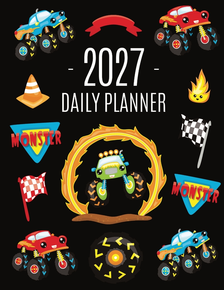 Race Car Planner 2027: For All Your Weekly Appointments! 12 Months Daily Organizer with Cool Automobiles (January-December) cover