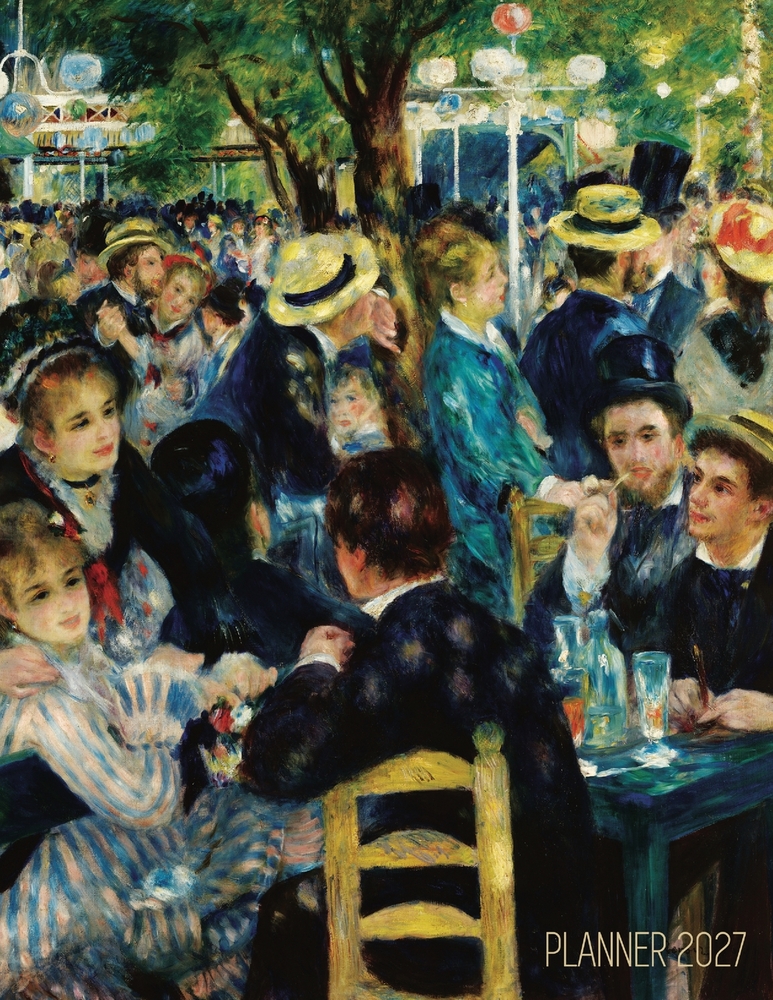 Renoir Daily Planner 2027: Dance at le Moulin de la Galette Painting Artistic Impressionism Art Organizer cover