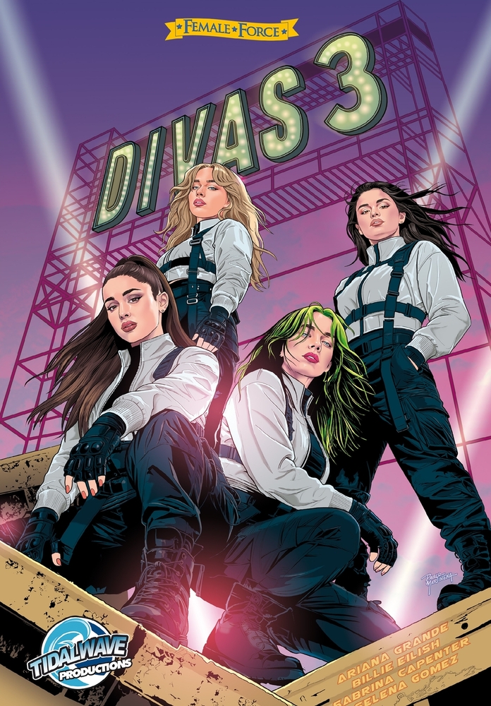 Female Force: DIVAS 2: Mariah Carey, Dua Lipa, Debbie Harry, Rhianna cover