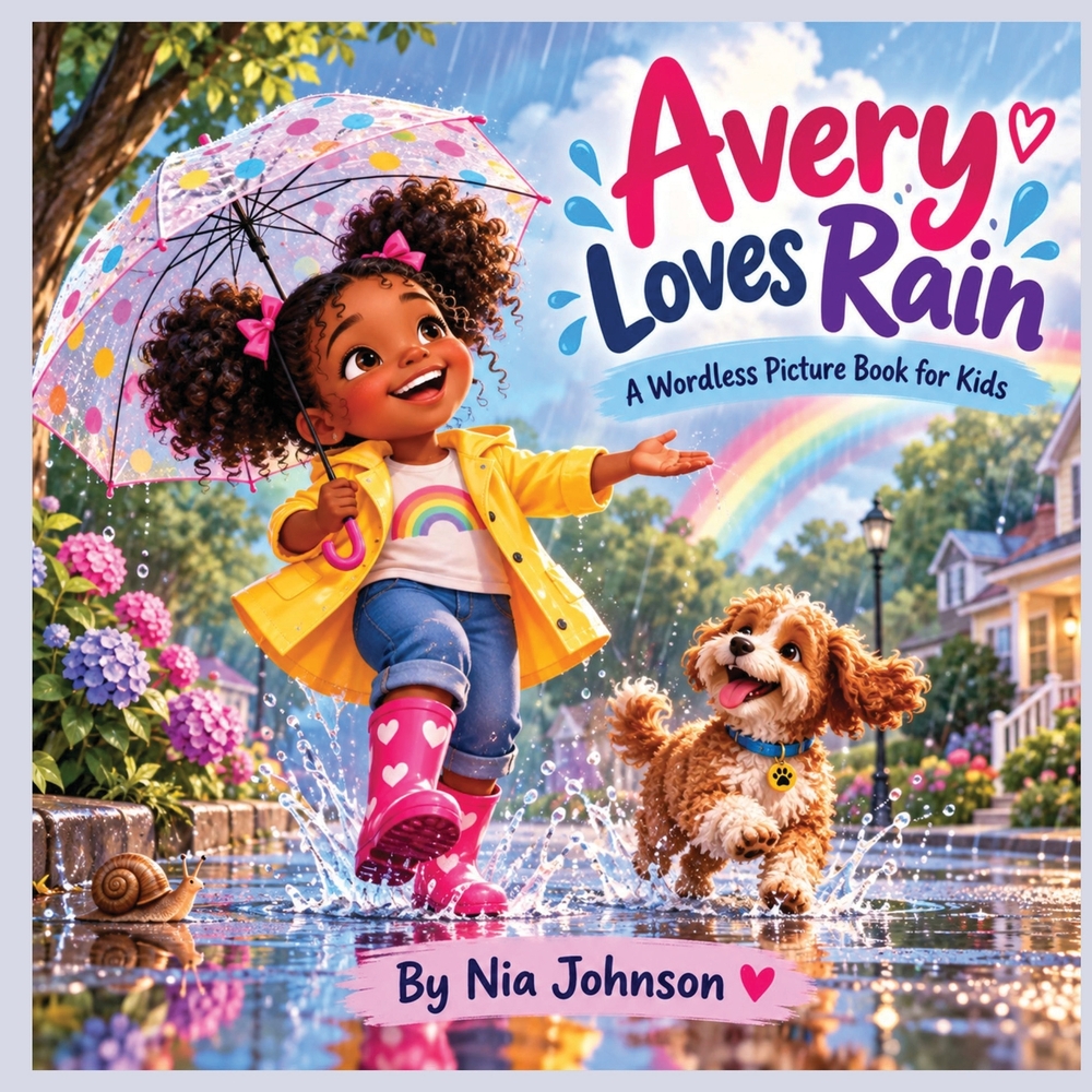 Avery Loves the Rain: A Wordless Picture Book for Kids cover