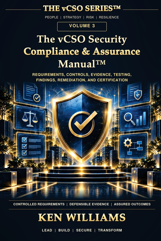 The vCSO Security Compliance & Assurance Manual(TM): Requirements, Controls, Evidence, Testing, Findings, Remediation, and Certification cover