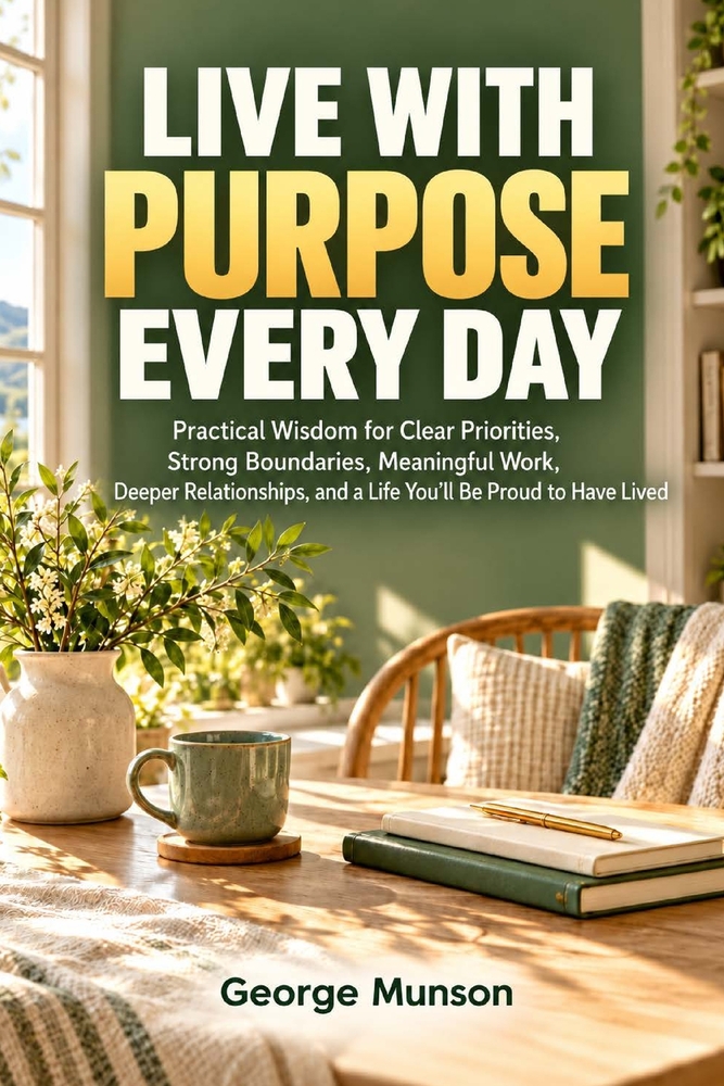 Live With Purpose Every Day: Practical Wisdom for Clear Priorities, Strong Boundaries, Meaningful Work, Deeper Relationships, and a Life You'll Be Pro cover