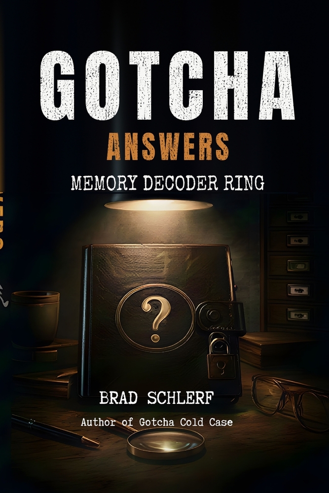Gotcha: Answers: Internet Address & Password Logbook - 284 Alphabetical Entries, Big Writing Lines, and Scam-Proofing From a Retired Detective cover