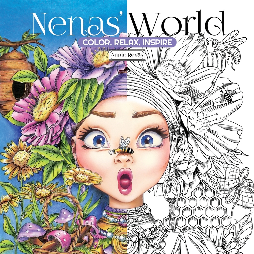 Nenas' World. Color. Relax. Inspire cover