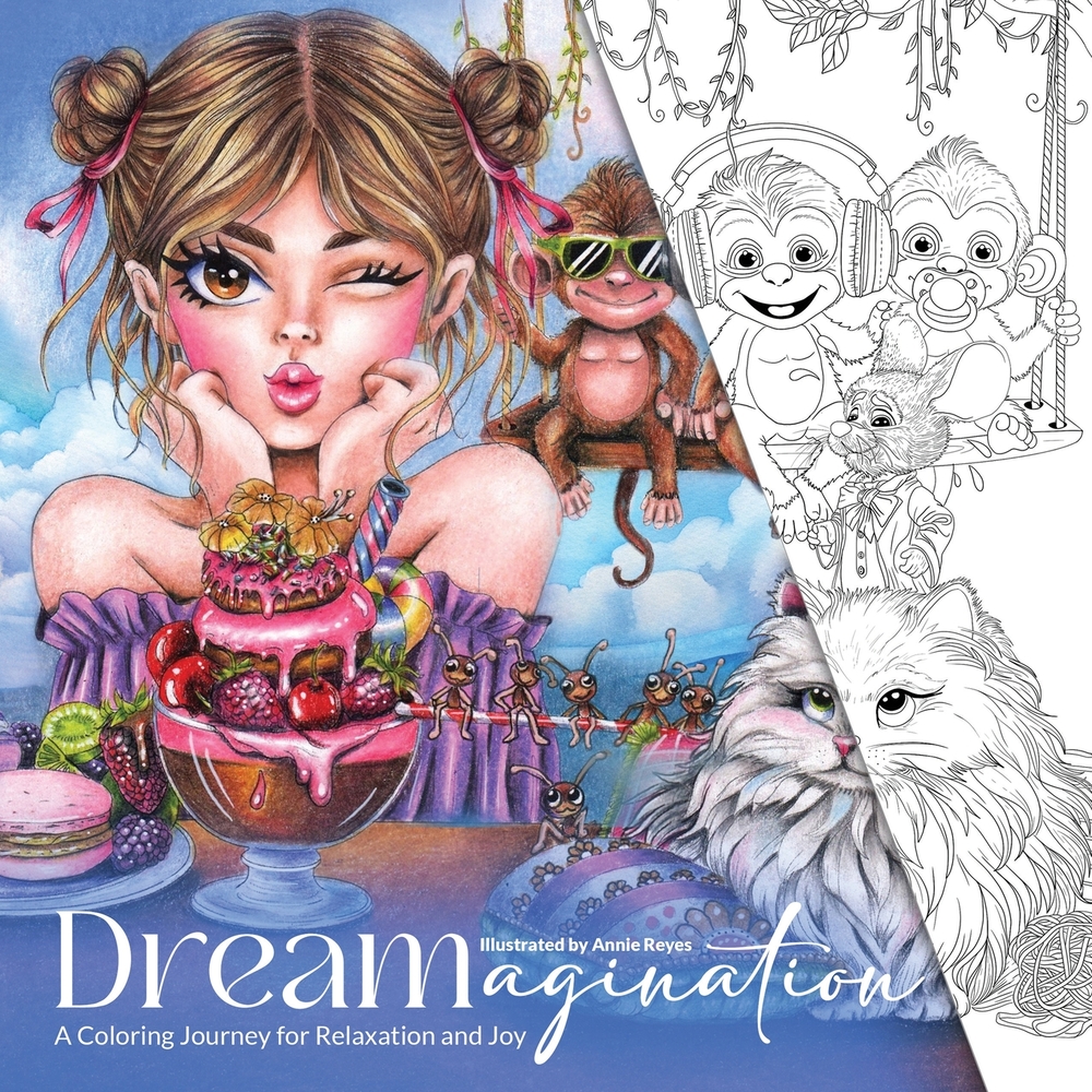 Dreamagination. A Coloring Journey for Relaxation and Joy. Regular Edition cover