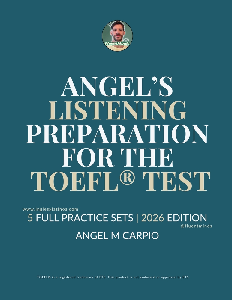 Angel's Listening Preparation for the TOEFL(R) Test: 5 Full Practice Sets 2026 Edition cover
