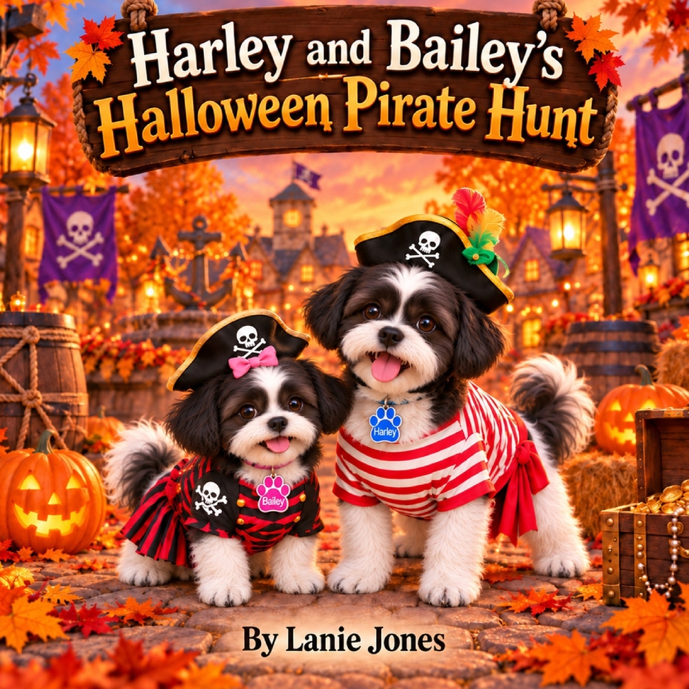 Harley and Bailey's Halloween Pirate Hunt cover