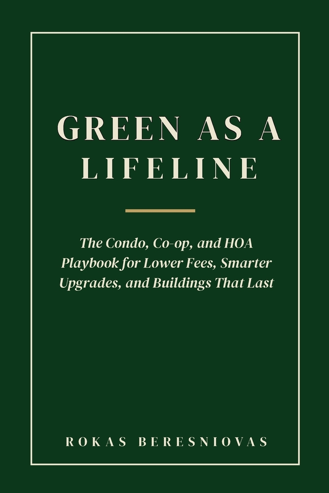 Green as a Lifeline: The Condo, Co-Op, and HOA Playbook for Lower Fees, Smarter Upgrades, and Buildings That Last cover