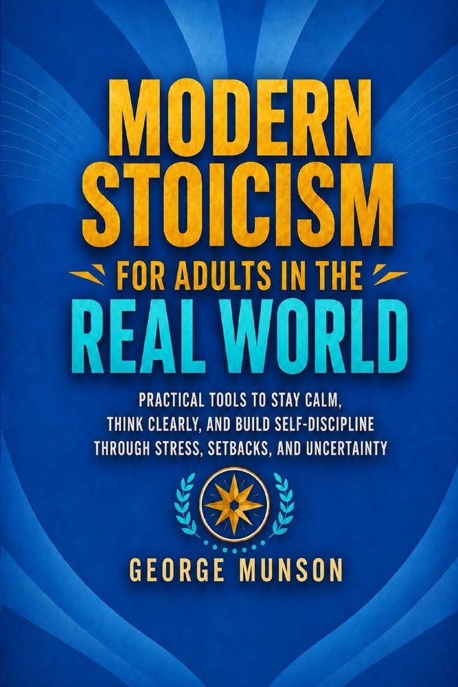 Modern Stoicism for Adults in the Real World: Practical Tools to Stay Calm, Think Clearly, and Build Self-Discipline Through Stress, Setbacks, and Unc cover