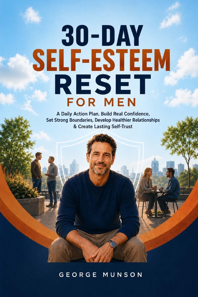 30-Day Self-Esteem Reset for Men: A Daily Action Plan, Build Real Confidence, Set Strong Boundaries, Develop Healthier Relationships & Create Lasting cover