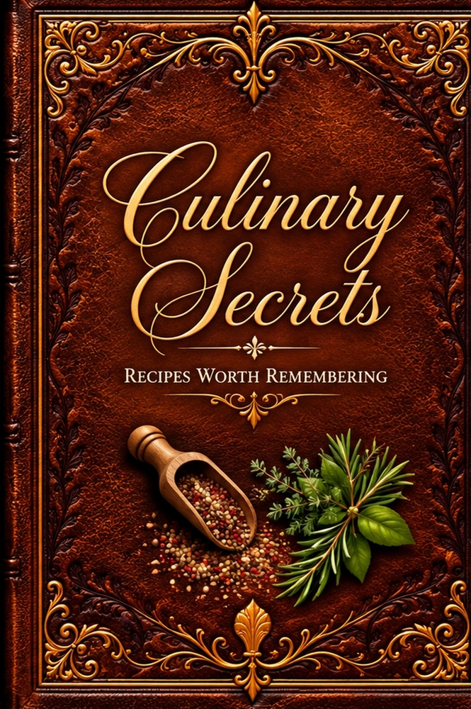 Culinary Secrets: Your Recipes. Your Secrets. Your Memories. Their Legacy. cover