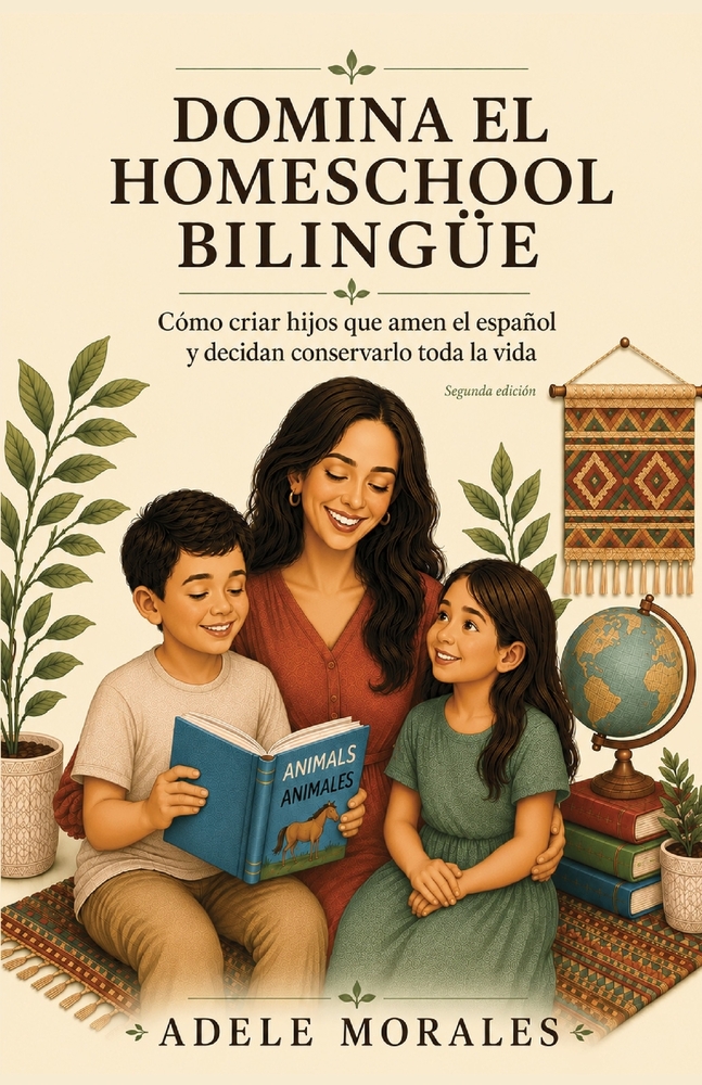 Domina El Homeschool Bilingue: Cómo criar hijos que amen el español y decidan conservarlo toda la vida cover